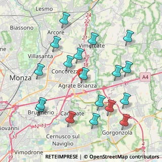 Mappa Via Lecco, 20864 Agrate Brianza MB, Italia (4.37333)