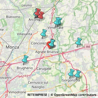 Mappa Via Lecco, 20864 Agrate Brianza MB, Italia (4.48)