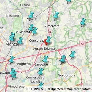 Mappa Via Lecco, 20864 Agrate Brianza MB, Italia (5.818)