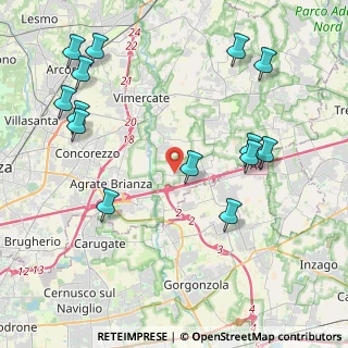 Mappa Via Damiano Chiesa, 20864 Agrate Brianza MB, Italia (4.95286)