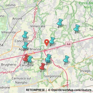Mappa Via Damiano Chiesa, 20864 Agrate Brianza MB, Italia (4.12273)