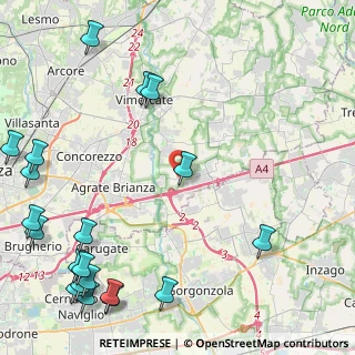 Mappa Via Damiano Chiesa, 20864 Agrate Brianza MB, Italia (6.6105)
