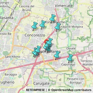 Mappa Via Enrico Toti, 20864 Agrate Brianza MB, Italia (1.32077)