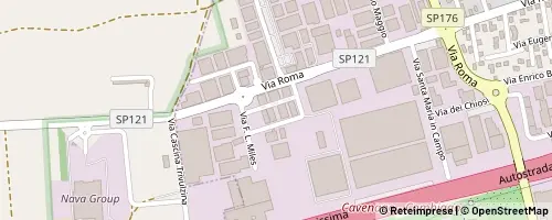 Mappa Cavenago di Brianza