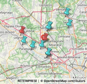 Mappa Via Generale Carlo Alberto Dalla Chiesa, 20045 Lainate MI, Italia (5.97636)