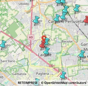 Mappa Via Generale Carlo Alberto Dalla Chiesa, 20045 Lainate MI, Italia (3.081)