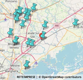 Mappa Via IV Novembre, 30020 Quarto d'Altino VE, Italia (9.836)