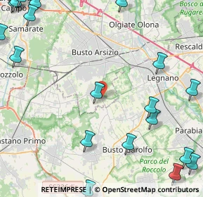 Mappa Via Dairago, 21052 Busto Arsizio VA, Italia (6.938)
