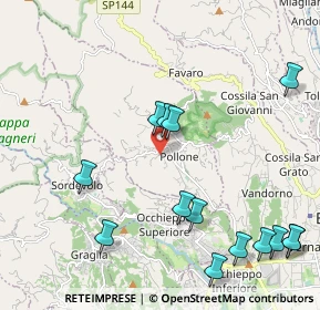 Mappa Via Bocchi, 13814 Pollone BI, Italia (2.51429)