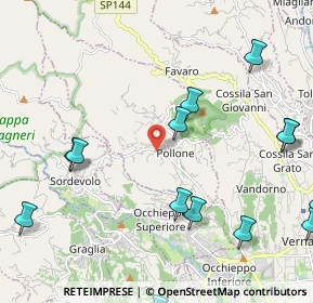 Mappa Via Bocchi, 13814 Pollone BI, Italia (2.79857)