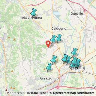 Mappa Via Gorizia, 36030 Costabissara VI, Italia (4.38077)