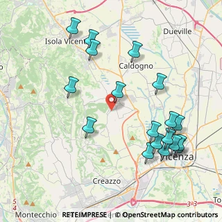 Mappa Via Gorizia, 36030 Costabissara VI, Italia (4.57056)