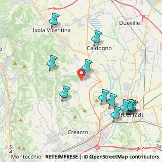 Mappa Via Gorizia, 36030 Costabissara VI, Italia (4.5475)