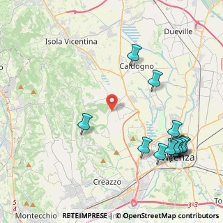 Mappa Via Gorizia, 36030 Costabissara VI, Italia (5.10583)