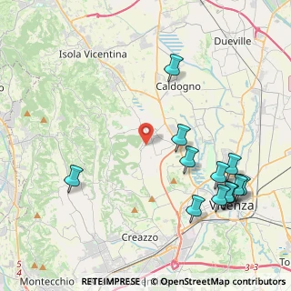 Mappa Via Gorizia, 36030 Costabissara VI, Italia (4.9675)