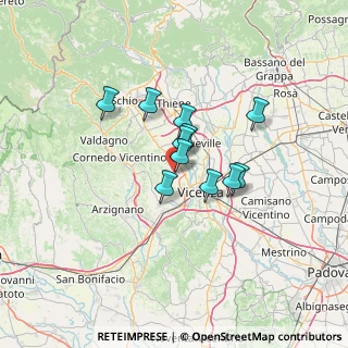 Mappa Via Gorizia, 36030 Costabissara VI, Italia (9.01091)