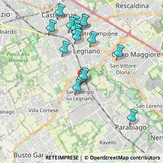 Mappa Via Tintoretto, 20025 Legnano MI, Italia (2.1175)