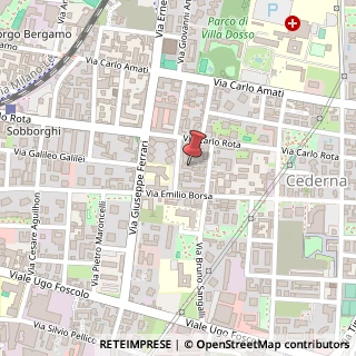 Mappa Via Ettore Reina, 6, 20900 Monza, Monza e Brianza (Lombardia)