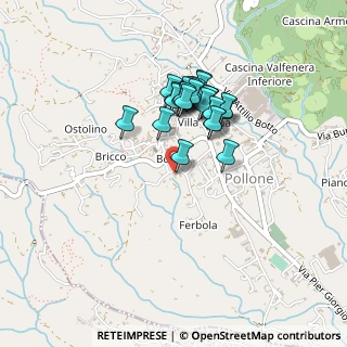 Mappa Via Bocchi, 13814 Pollone BI, Italia (0.34615)