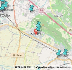 Mappa 25033 Cologne BS, Italia (3.55583)