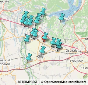 Mappa 25033 Cologne BS, Italia (6.6635)