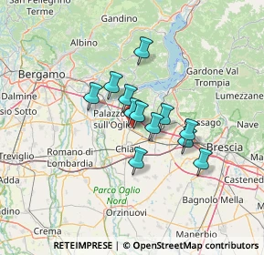 Mappa 25033 Cologne BS, Italia (9.02333)