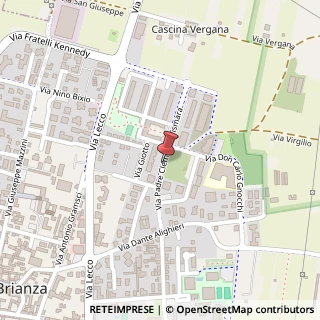 Mappa Via Padre Clemente Vismara, 46, 20864 Agrate Brianza, Monza e Brianza (Lombardia)