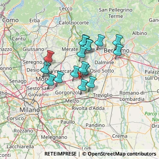 Mappa 20060 Basiano MI, Italia (10.93389)