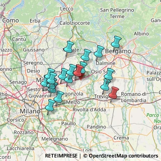 Mappa 20060 Basiano MI, Italia (11.0155)