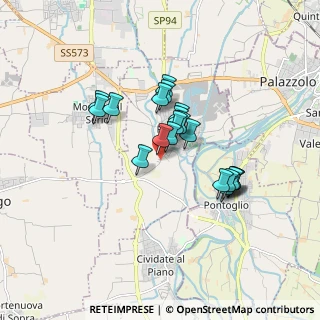 Mappa Via Pietro Nenni, 24050 Palosco BG, Italia (1.3155)
