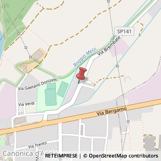 Mappa Via Brembate, 11, 24040 Canonica d'Adda, Bergamo (Lombardia)