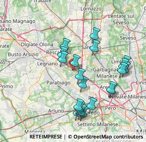 Mappa Via L. Zerbi, 20023 Cerro Maggiore MI, Italia (7.5475)