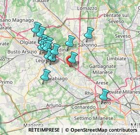 Mappa Via L. Zerbi, 20023 Cerro Maggiore MI, Italia (6.24313)