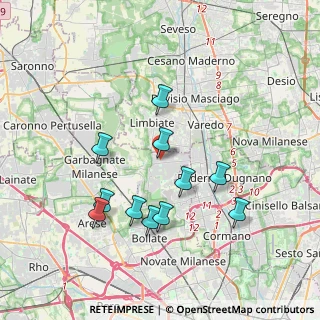 Mappa Via Alessandro Manzoni, 20030 Senago MI, Italia (3.53455)