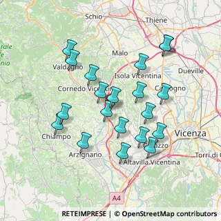 Mappa Piazza G. Mazzini, 36070 Castelgomberto VI, Italia (7.033)