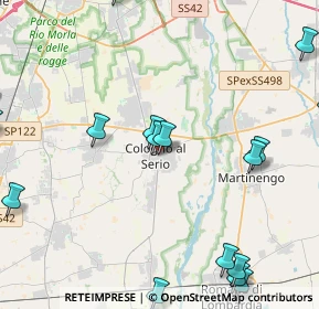 Mappa Via S. Martino, 24055 Cologno Al Serio BG, Italia (6.3295)