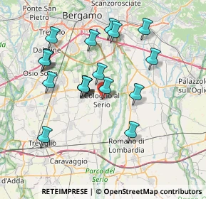 Mappa Vicolo Vaglietti, 24055 Cologno Al Serio BG, Italia (6.99895)
