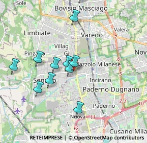 Mappa Via Dante Alighieri, 20037 Senago MI, Italia (2.02417)