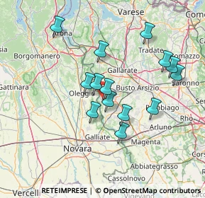 Mappa Via Salvatore Quasimodo, 21015 Lonate Pozzolo VA, Italia (12.82)