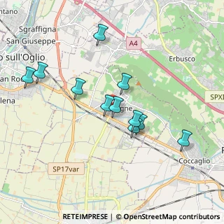 Mappa Via delle Rose, 25033 Cologne BS, Italia (1.68727)