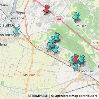 Mappa Via delle Rose, 25033 Cologne BS, Italia (1.9395)