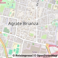 Mapa Agrate Brianza