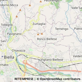 Mappa Ronco Biellese