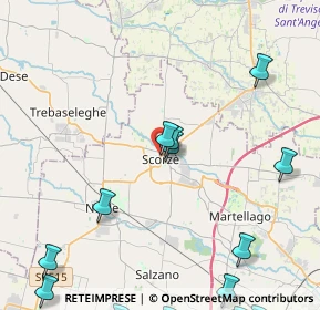 Mappa Piazza 1° Maggio, 30037 Scorzè VE, Italia (6.66125)