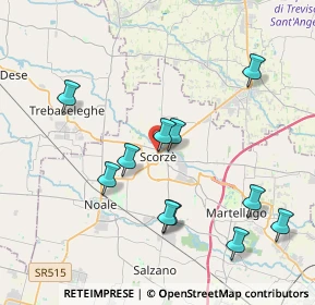 Mappa Piazza 1° Maggio, 30037 Scorzè VE, Italia (4.00091)