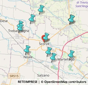 Mappa Piazza 1° Maggio, 30037 Scorzè VE, Italia (4.13727)