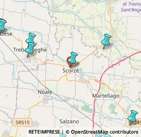 Mappa Piazza 1° Maggio, 30037 Scorzè VE, Italia (7.03182)