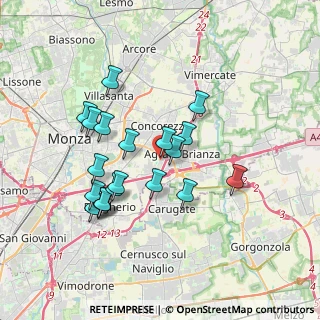 Mappa Viale Bartolomeo Colleoni, 20864 Agrate Brianza MB, Italia (3.328)