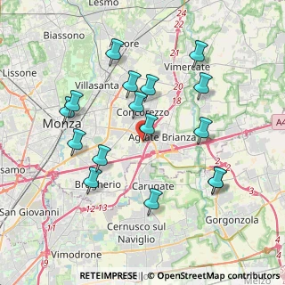 Mappa Viale Bartolomeo Colleoni, 20864 Agrate Brianza MB, Italia (3.82375)