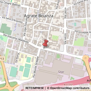 Mappa Via G. Matteotti, 108, 20041 Agrate Brianza, Monza e Brianza (Lombardia)